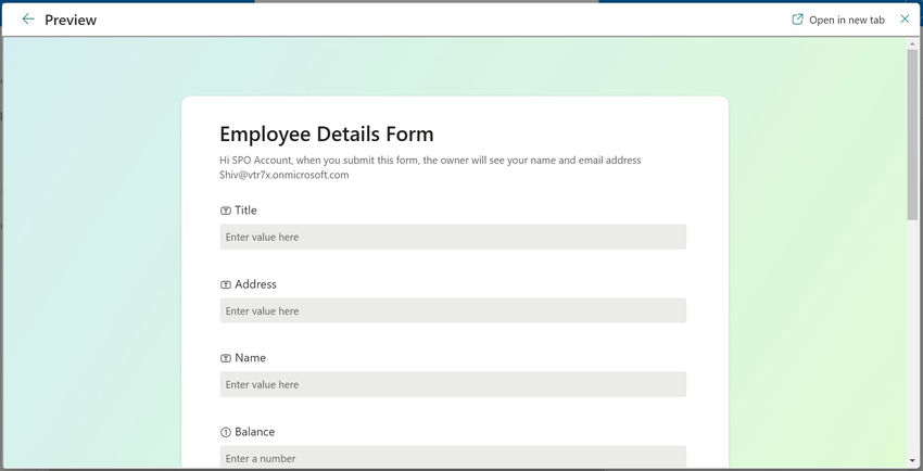 Employee Details